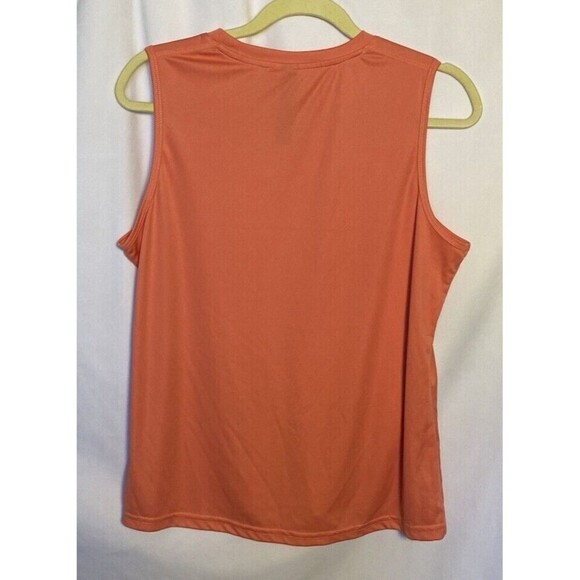 Haimont Women's Athletic Tank Top Size Large Dry Fit Sleeveless UPF Medium Coral - Picture 2 of 7